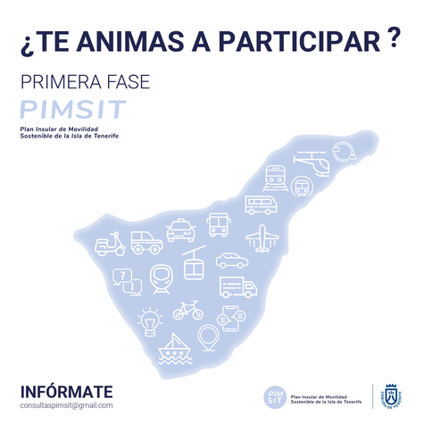 Consulta del Plan Insular de Movilidad sostenible de la isla de Tenerife (PIMSIT)