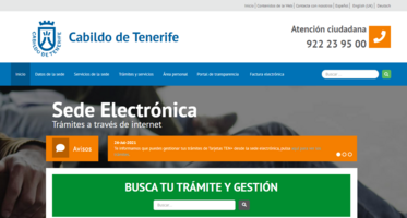Consulta sobre la usabilidad de la Sede Electrónica del Cabildo de Insular de Tenerife